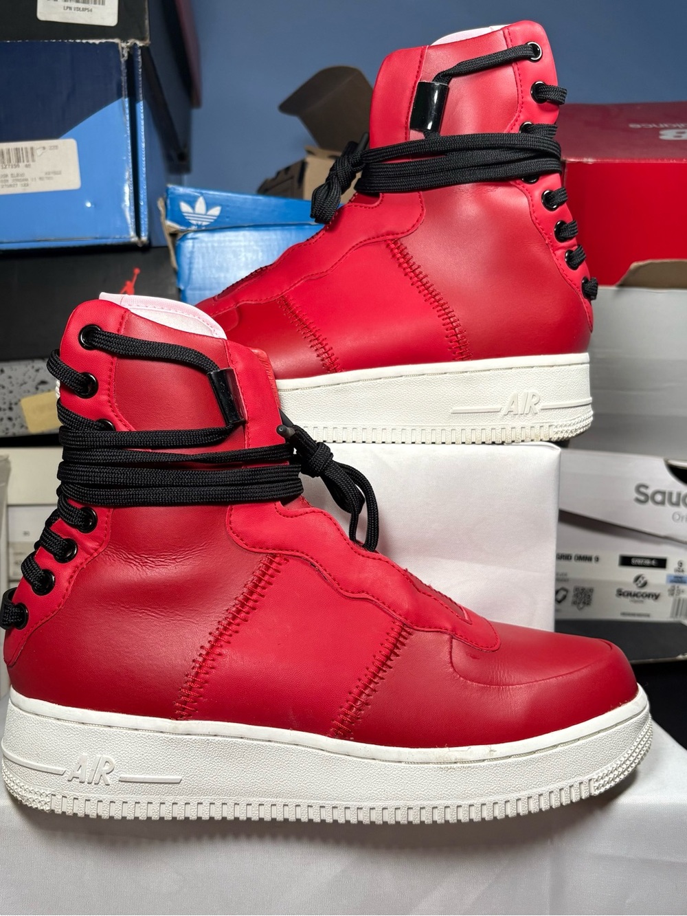 Size 7.5 - Nike Air Force 1 Rebel XX Gym Red W